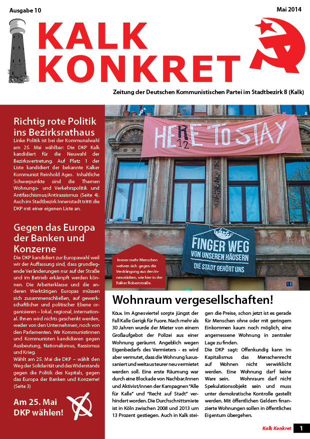 Titelseite »Kalk konkret«