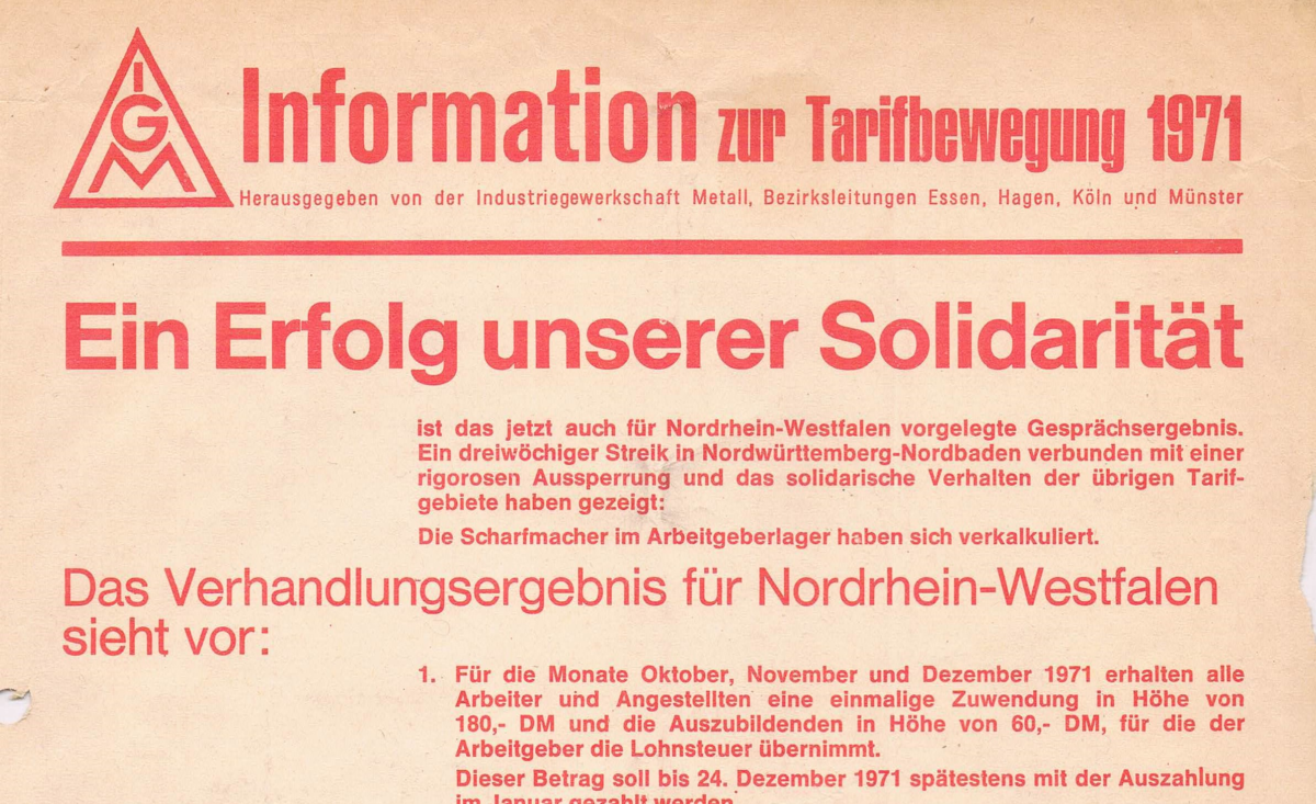 Kampf um Wochenarbeitszeitverkürzung