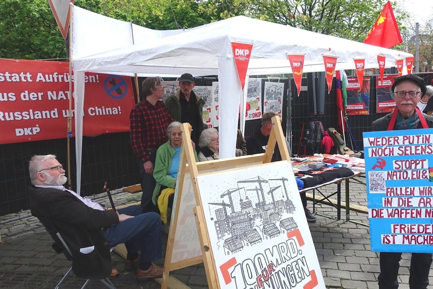 1. Mai 2023 «Abschöp­fung von Über­ge­win­nen! Frie­den und Frei­heit im Geiste der Völkerverständigung!»