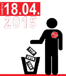 Akti­ons­tag gegen TTIP: In Köln am 18.4.2015