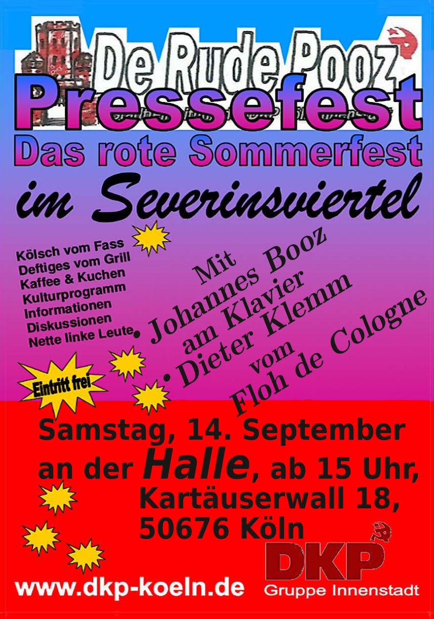 Som­mer­fest der DKP Köln-Innenstadt