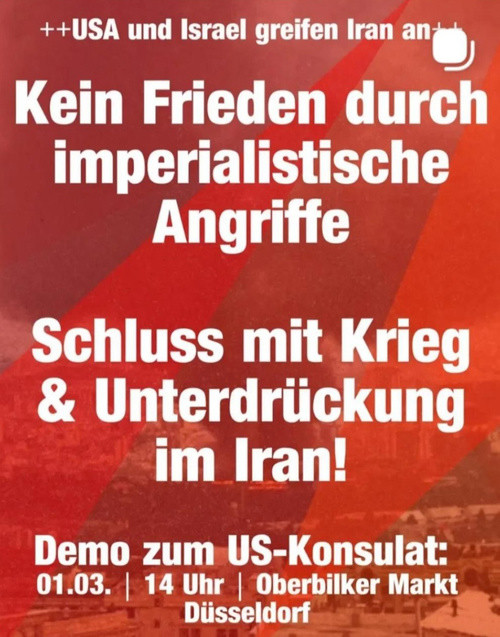 Völkerrechtswidrigen Angriffskrieg gegen den Iran stoppen!